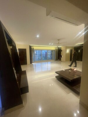 Living Room in 4 BHK Apartment at Khar West – for Rent
