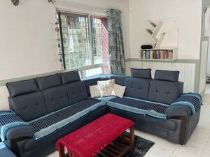 Kitchen in 2.5 BHK Apartment at Tushar Gardens, Pimple Saudagar – for Rent