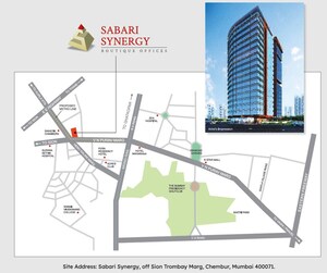  Office Space – Map Location View at Swastik Chambers, Chembur - for Sale