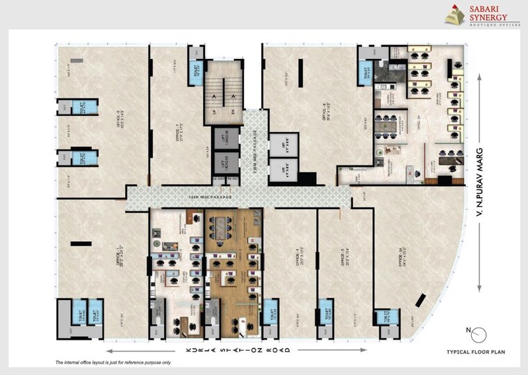 Floor Plan, swastik-chambers Commercial Office Space 736 Sq.Ft. In Chembur Mumbai 10582961