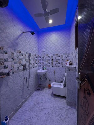 Bathroom in 3 BHK Builder Floor at Panchsheel Vihar – for Sale