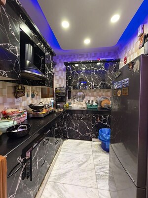 Kitchen in 3 BHK Builder Floor at Panchsheel Vihar – for Sale