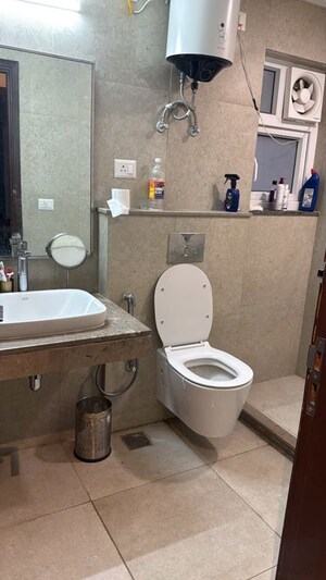 Bathroom in 3 BHK Apartment at BPTP Terra, Sector 37d – for Rent