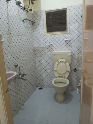 Bathroom in 1 BHK Builder Floor at Murugesh Palya – for Rent