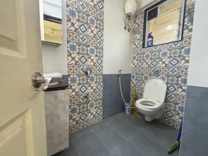 Bathroom in 2 BHK Apartment at Vijay Park, Kasarvadavali – for Rent