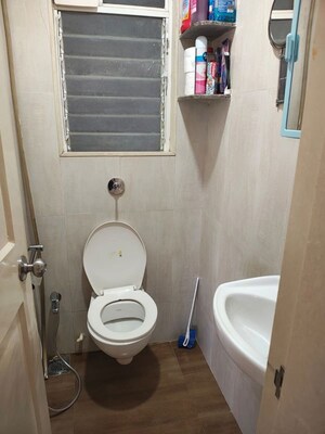 Bathroom in 1 BHK Apartment at Vijay Orovia, Ghodbunder Road – for Sale