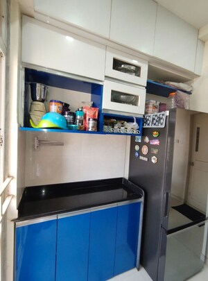 Kitchen in 1 BHK Apartment at Vijay Orovia, Ghodbunder Road – for Sale