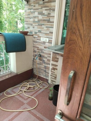 Balcony in 3 BHK Builder Floor at Sarita Vihar – for Rent