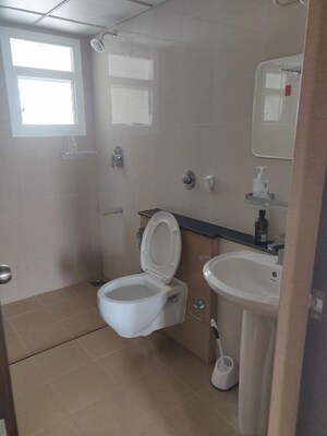 Bathroom in 3 BHK Apartment at Purva Palm Beach, Hennur Road – for Rent