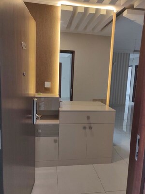 Bathroom in 3 BHK Apartment at Purva Palm Beach, Hennur Road – for Rent