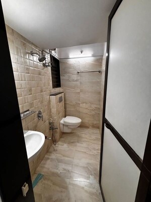 Bathroom in 2 BHK Apartment at Ekdant Shree Siddhivinayak Tower, Vartak Nagar – for Rent