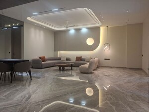 Living Room in 4 BHK Apartment at Safdarjung Enclave – for Rent