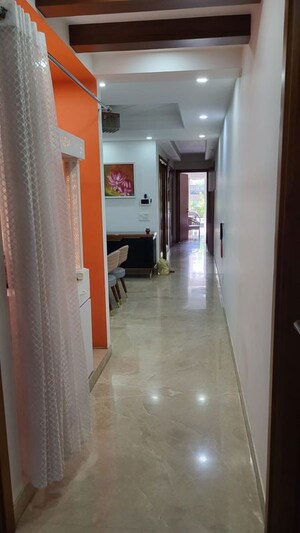Building Lobby in 4 BHK Apartment at Greater Kailash I – for Rent