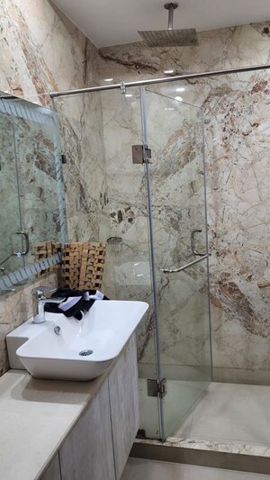 Bathroom in 4 BHK Apartment at Greater Kailash I – for Sale