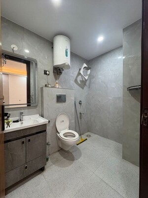 Bathroom in 4 BHK Builder Floor at Chattarpur – for Sale