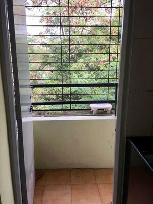 Balcony in 2 BHK Apartment at Bhusari Colony – for Rent