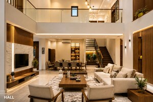 Living Room in 3 BHK Villa at Marad – for Sale