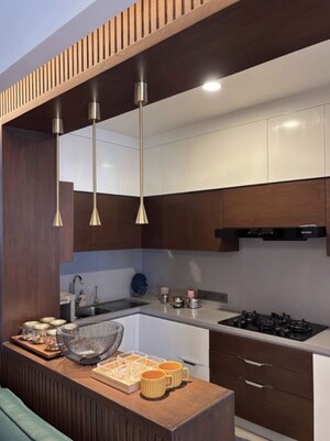 Kitchen in 2 BHK Apartment at Garden Apartments, Vittal Mallya Road – for Rent