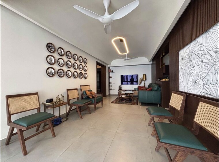 Living Room, garden-apartments 2 Bedroom 1200 Sq.Ft. Apartment In Vittal Mallya Road Bangalore 10583292