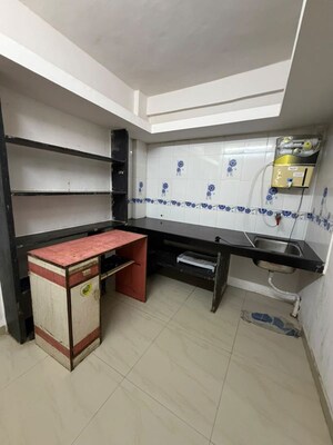 Kitchen in 1 BHK Apartment at Jagrut CHS, Gokhalenagar – for Rent