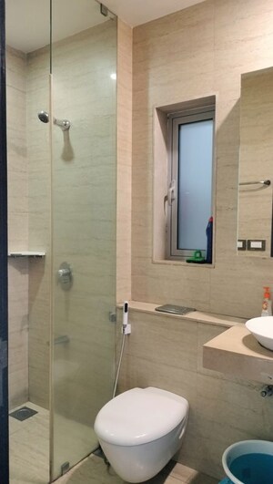 Bathroom in 3 BHK Apartment at Oberoi Exquisite Goregaon, Goregaon East – for Rent
