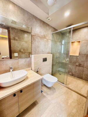 Bathroom in 4 BHK Builder Floor at East Of Kailash – for Sale