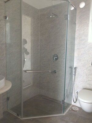 Bathroom in 3 BHK Apartment at Primespace The Address, Aundh – for Rent