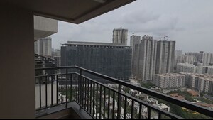 Balcony in 3 BHK Apartment at ASBL Spectra, Financial District – for Rent