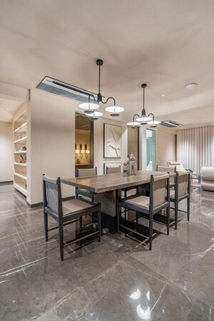 Dining area in 4 BHK Apartment at Sheladia Artefino, Thaltej – for Sale