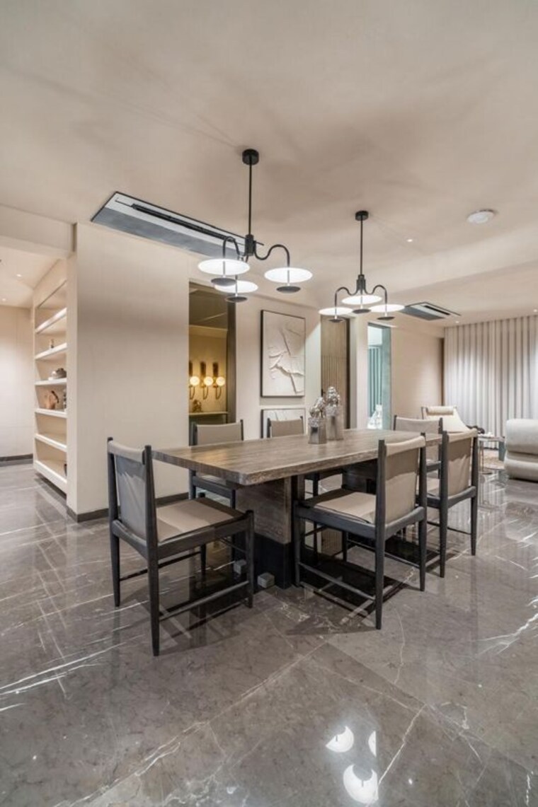 Dining area, sheladia-artefino 4 Bedroom 4000 Sq.Ft. Apartment In Thaltej Ahmedabad 10583172