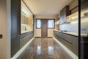 Kitchen in 4 BHK Apartment at Sheladia Artefino, Thaltej – for Sale