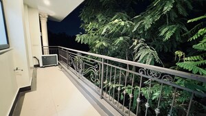 Balcony in 4 BHK Apartment at Sarvapriya Vihar – for Rent