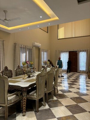 Dining area in 5 BHK Independent House at Vasant Kunj – for Sale