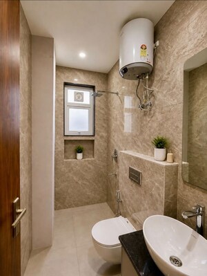 Bathroom in 2 BHK Builder Floor at Sector 57 – for Rent