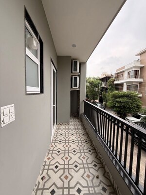 Balcony in 2 BHK Builder Floor at Sector 57 – for Rent