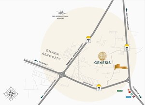 3 BHK Apartment – Map Location View at Ambala Highway - for Sale