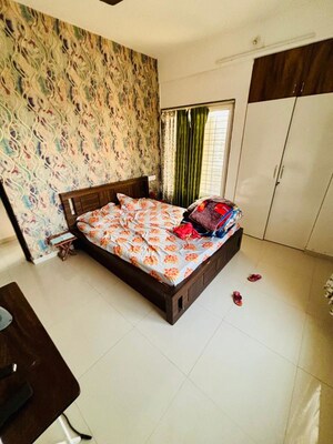 Bedroom in 3 BHK Apartment at SAA Sai Avishkar, Dhayari – for Rent