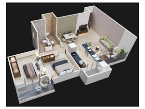 Team Area in 2 BHK Apartment at Preet Shivam Residency, Ravet – for Sale
