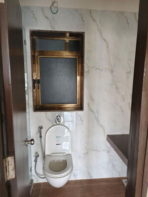 Bathroom in 2 BHK Apartment at Jyoti Sukriti, Goregaon East – for Rent