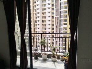 Balcony in 1 BHK Apartment at Runwal Gardens Phase 2, Dombivli East – for Rent