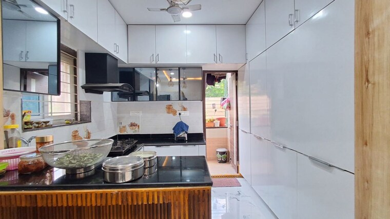 Kitchen, kapra 3 Bedroom 1500 Sq.Ft. Apartment In Kapra Hyderabad 10583523