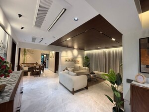 Living Room in 4 BHK Apartment at Gulmohar Road – for Sale
