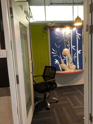 Team Area in  Office Space at Indraprasth Corporate, Prahlad Nagar – for Rent