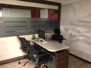 Team Area in  Office Space at Indraprasth Corporate, Prahlad Nagar – for Rent