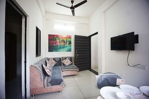 Living Room in 3 BHK Apartment at Maninagar – for Sale