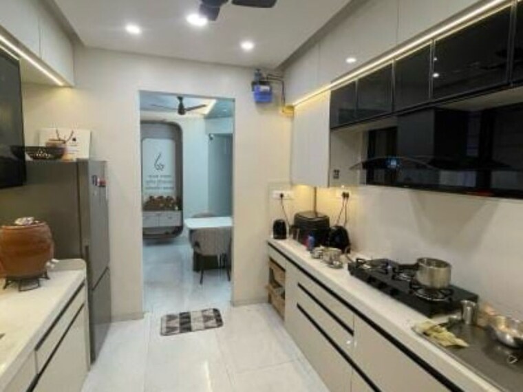 Kitchen, natu-golden-trellis 2 Bedroom 1200 Sq.Ft. Apartment In Balewadi Pune 10583585