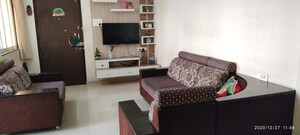 Living Room in 2 BHK Apartment at Sonigara Kesar, Wakad – for Rent