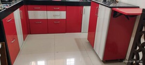 Kitchen in 2 BHK Apartment at Sonigara Kesar, Wakad – for Rent