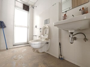 Bathroom in 3 BHK Apartment at Godrej Emerald, Ghodbunder Road – for Rent