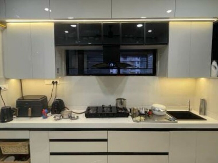 Kitchen, natu-golden-trellis 2 Bedroom 1210 Sq.Ft. Apartment In Balewadi Pune 10583602
